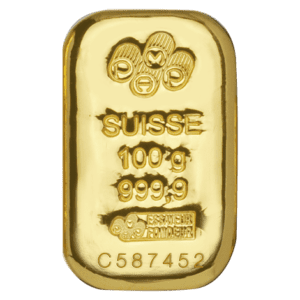 PAMP 100 Grams Gold Cast Bar