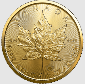 Canadian Maple Leaf 2023 1Oz Gold Coin