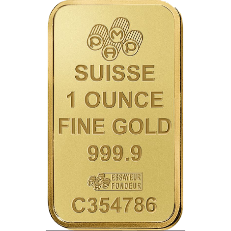 PAMP Suisse 1 Ounce Gold Bar