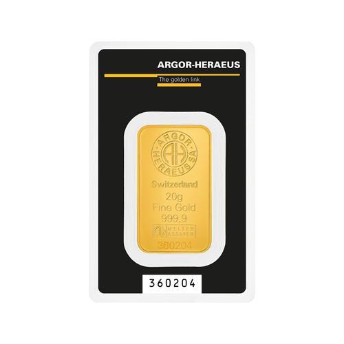 Argor Heraeus Kinebar 20 Gram