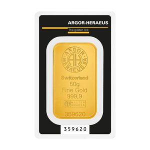 Argor Heraeus Kinebar 50 Gram