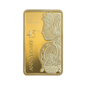 PAMP Lady Fortuna 45th Anniversary 5 Grams Gold Bar