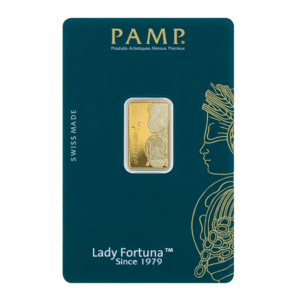 PAMP Lady Fortuna 45th Anniversary 5 Grams Gold Bar