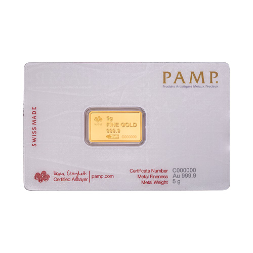 PAMP Suisse America The Free Statue of Liberty 5 Grams Gold Bar