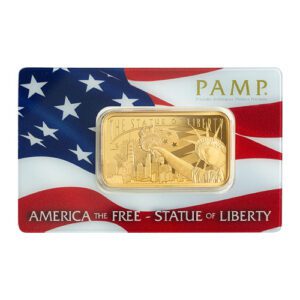 PAMP Suisse America The Free Statue of Liberty 5 Grams Gold Bar