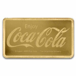 PAMP Coca Cola 0.5 Gram Gold Bar (TEP)