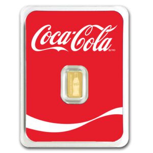 PAMP Coca Cola 0.5 Gram Gold Bar (TEP)