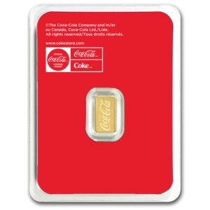 PAMP Coca Cola 0.5 Gram Gold Bar (TEP)