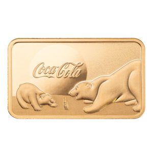 PAMP Suisse Coca Cola Holiday Polar Bears 5 Grams Gold Bar