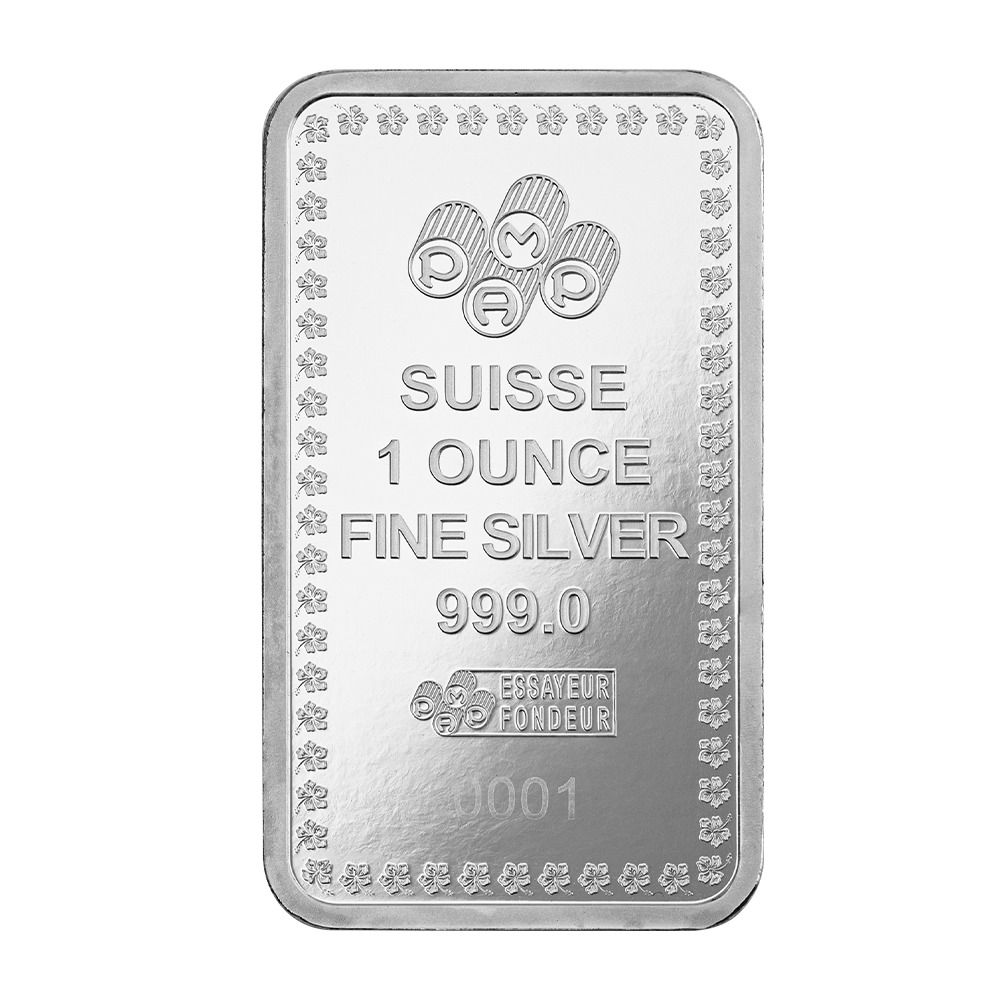 PAMP Diwali Lakshmi x Peacocks 1Oz Silver Bar