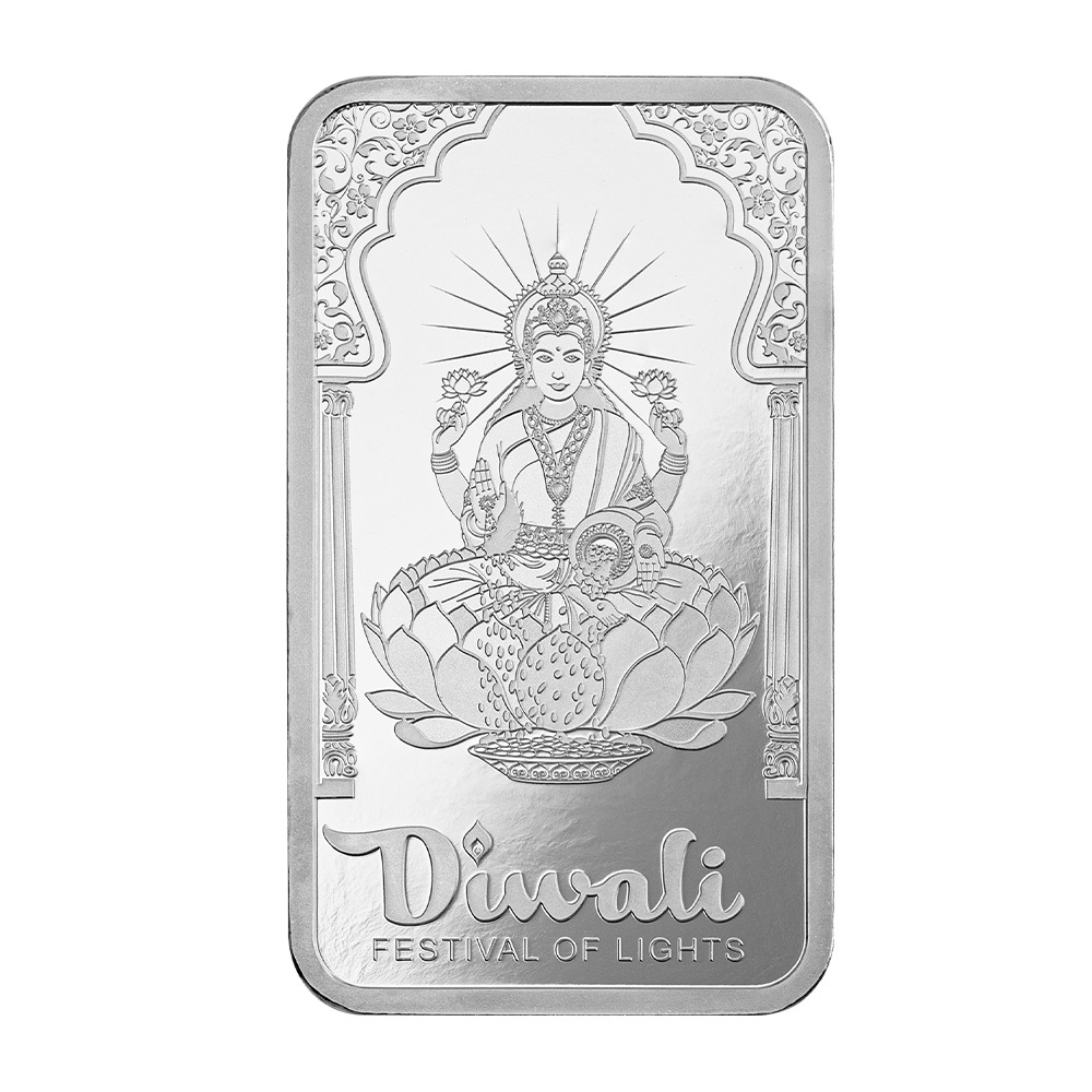 PAMP Diwali Lakshmi x Peacocks 1Oz Silver Bar