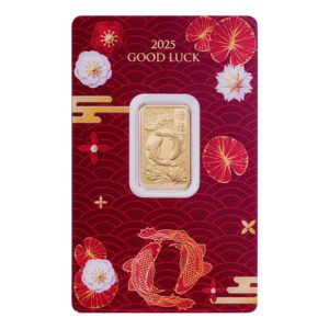 PAMP Suisse Good Luck - Koi Fish 5 Grams 9999 Gold Bar