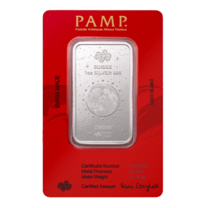 2025 PAMP Lunar Legend White Snake 1Oz Silver Bar