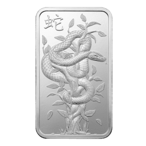 2025 PAMP Lunar Legend White Snake 1Oz Silver Bar