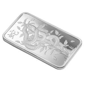 2025 PAMP Lunar Legend White Snake 1Oz Silver Bar