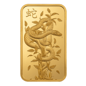 2025 PAMP Lunar Legend White Snake 1Oz Gold Bar