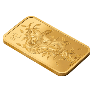 2025 PAMP Lunar Legend White Snake 1Oz Gold Bar