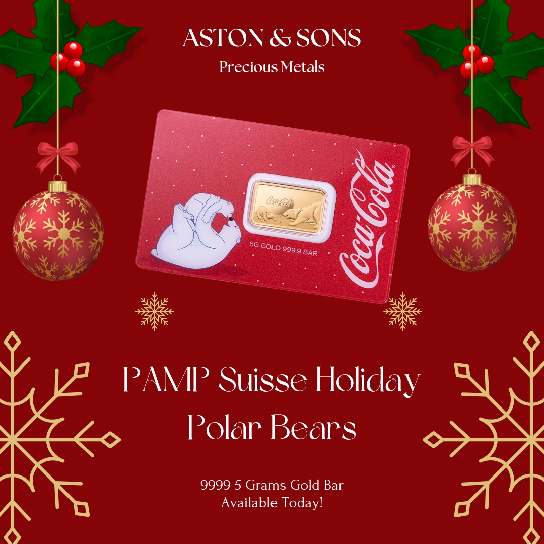 PAMP Suisse Coca-Cola Holiday Polar Bear 5 Grams Gold