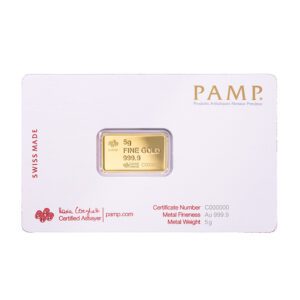 PAMP Suisse - The Free American Buffalo 5 Grams Gold Bar