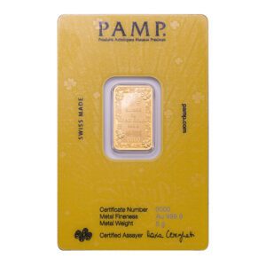 Pamp Suisse Lucky Pig 5 Grams Gold Bar